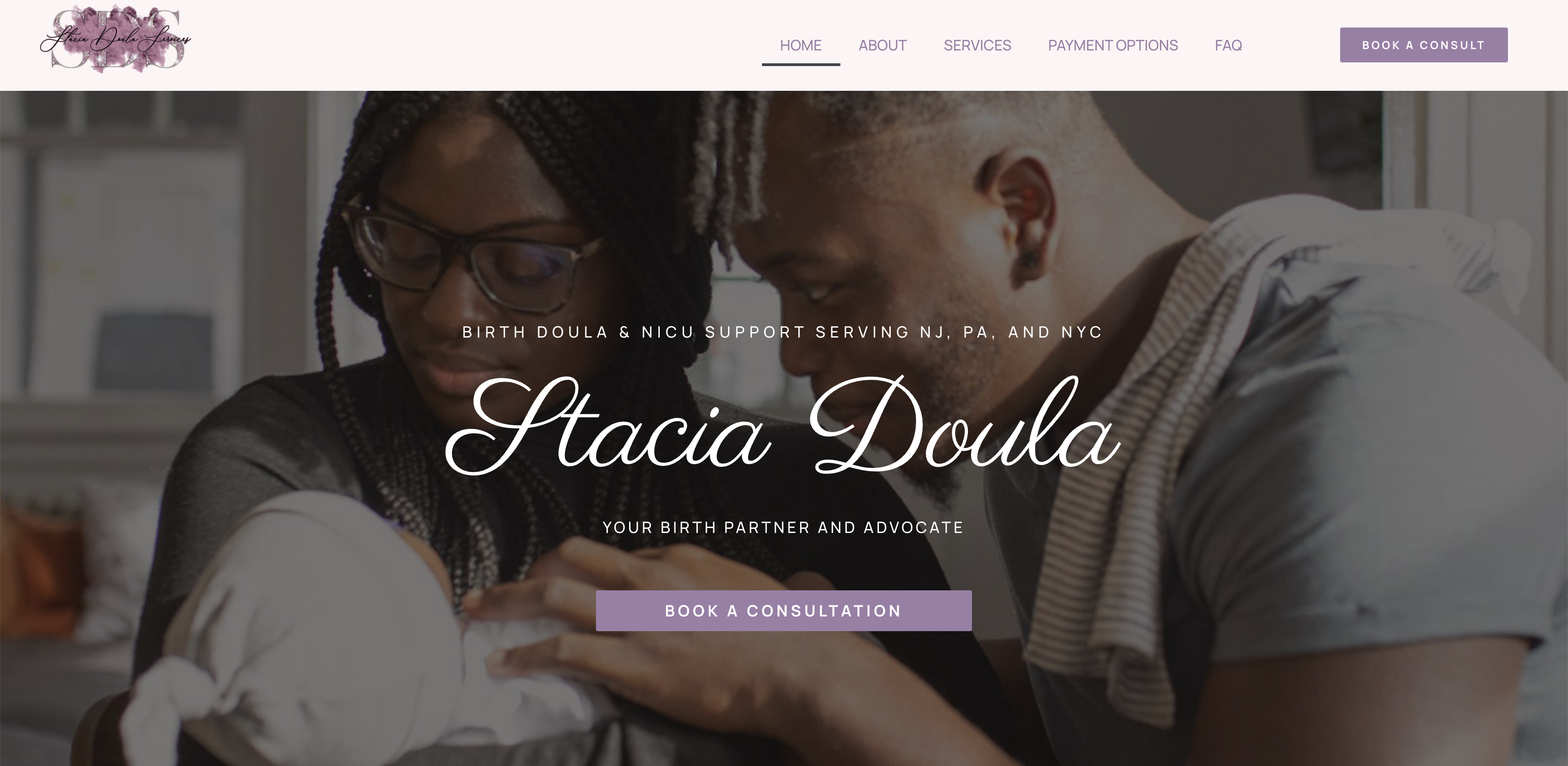 Stacia Doula homepage