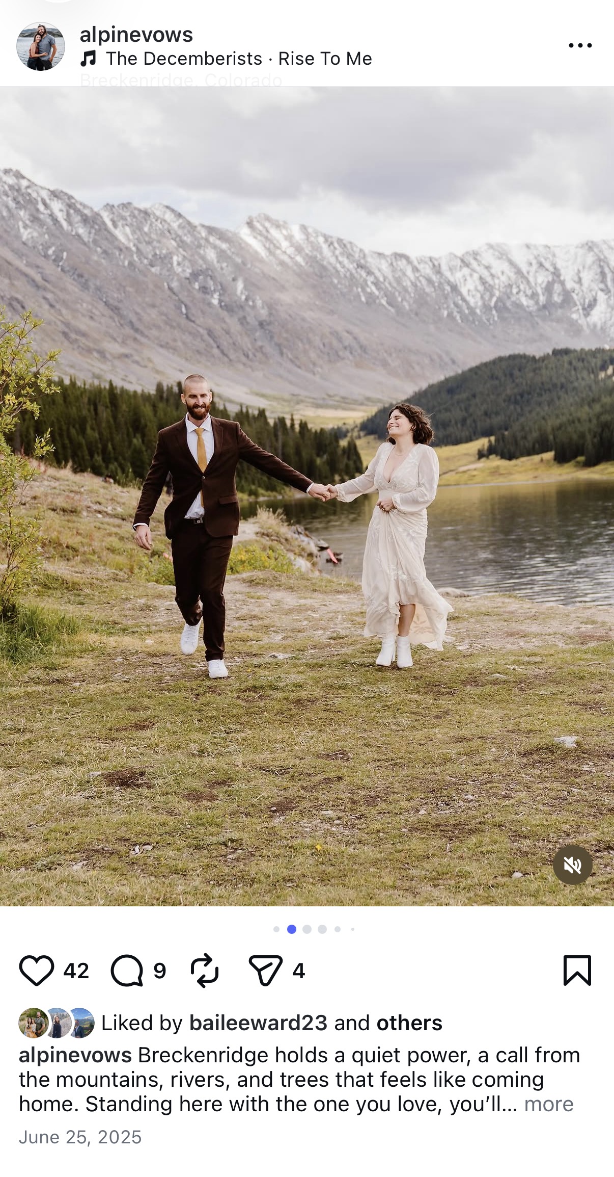 Alpine Vows Instagram post 6
