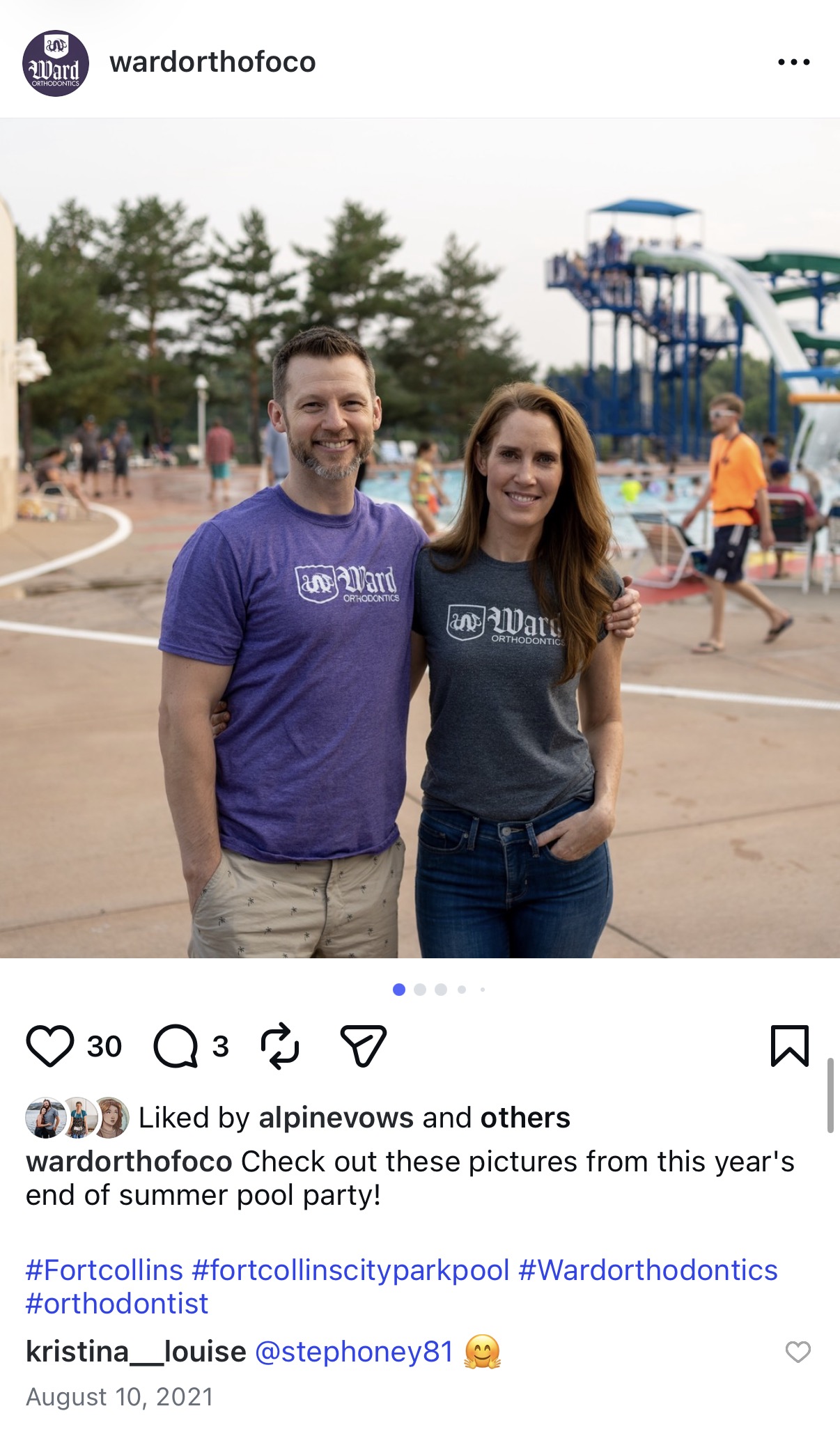 Ward Orthodontics Instagram post 3