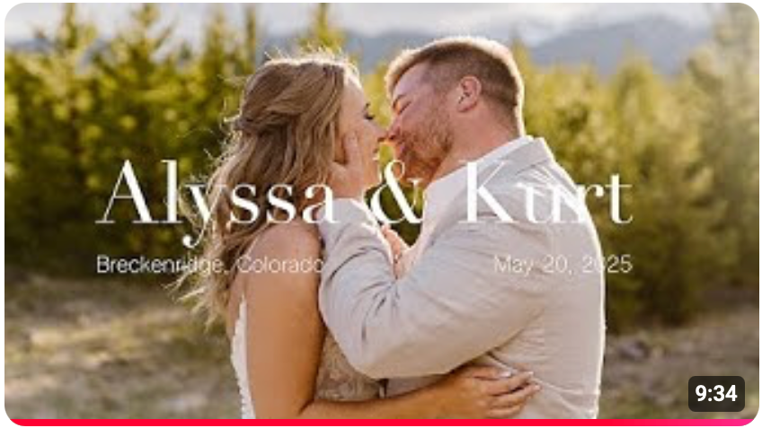 Alyssa and Kurt, Breckenridge intimate wedding